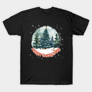 MERRY CHRISTMAS, LET IT SNOW,SNOWMAN T-Shirt